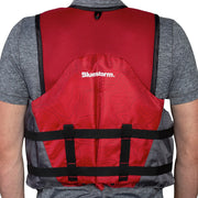 Bluestorm Sportsman Adult Mesh Fishing Life Jacket - Nitro Red - L/XL [BS-105-FDC-L/XL]