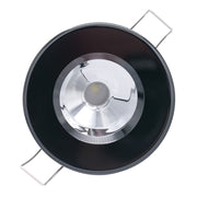 Lumitec Illusion Flush Mount LED Down Light - Warm White - Dimming - Black Housing - Chrome Reflector [117169]