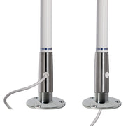 Scout 4' White VHF Antenna 3dB Stainless Steel Ferule w/5M RG-58 Includes PL-259 [PF AN NVHF00044T]