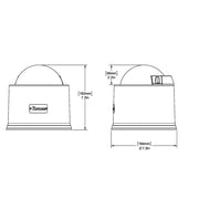 Ritchie SP-5-C GlobeMaster Compass - Pedestal Mount - Stainless Steel - 12V - 5 Degree Card [SP-5-C]