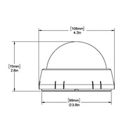 Ritchie XP-98W X-Port Tactician Compass - Surface Mount - White [XP-98W]