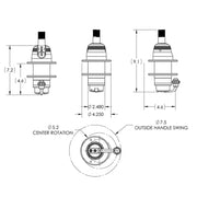 TACO Grand Slam 800 VHF Antenna Mount [GS-800-1]