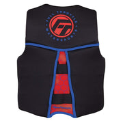 Full Throttle Youth Rapid-Dry Flex-Back Life Jacket - Red/Black [142500-100-002-22]