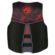 Full Throttle Mens Rapid-Dry Flex-Back Life Jacket - M - Black/Red [142500-100-030-22]